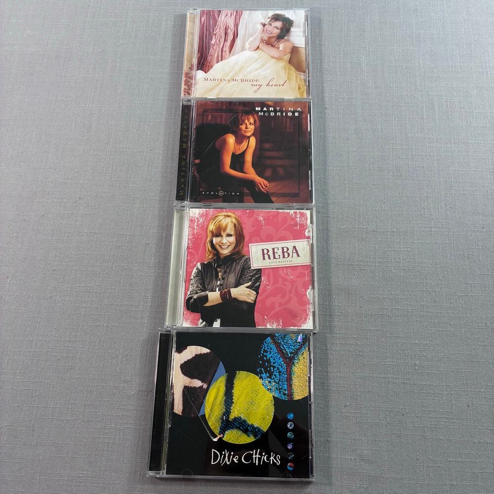 Martina McBride Reba Dixie Chicks Country Music CD Lot of 4 Albums